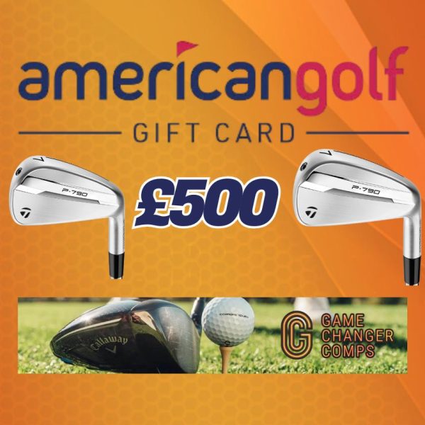 £500 Gift Voucher to spend at AMERICAN GOLF