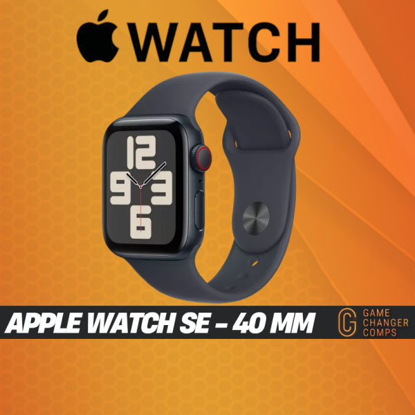 APPLE Watch SE - 40 mm Midnight Aluminium Case with Midnight Sports Band