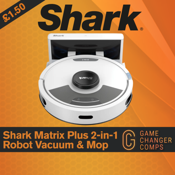 SHARK MATRIX PLUS 2-in-1 ROBOT VACUUM + MOP RV2620WDUKWH