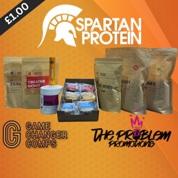 SPARTAN PROTEIN SUPPLEMENT BUNDLE WORTH £180 FOR £1