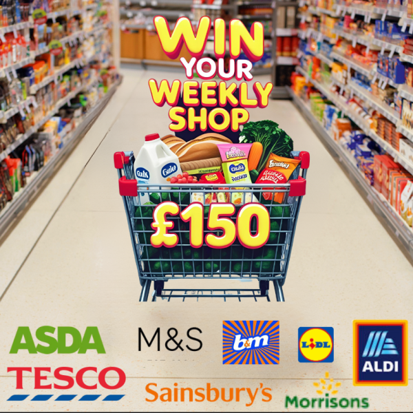 WIN YOUR WEEKLY SHOPPING VOUCHER WORTH £150 # 1