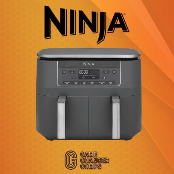 49p Ninja 6-in-1 Dual Zone Air Fryer 7.6L