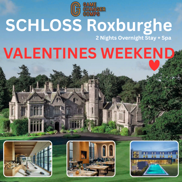 Schloss Roxburghe Valentines Weekend with Spa Access ❤️ - EARLY BIRD QUANTITY DISCOUNTS ARE LIMITED!