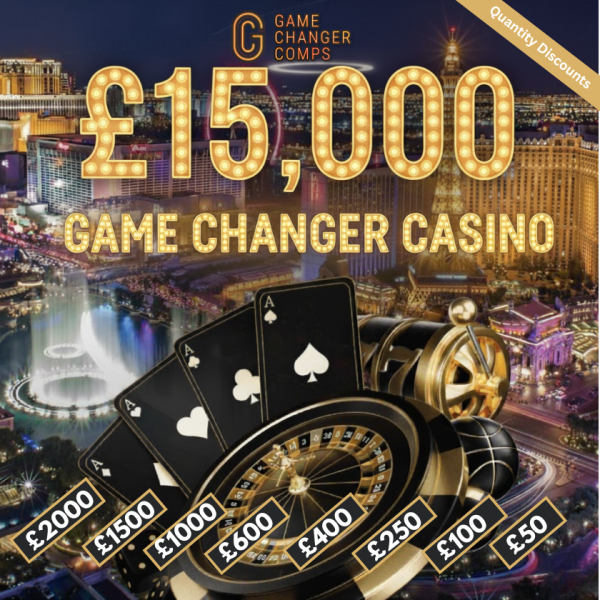 10p Vegas Casino £15,000 Instant Wins with £200 End Prize