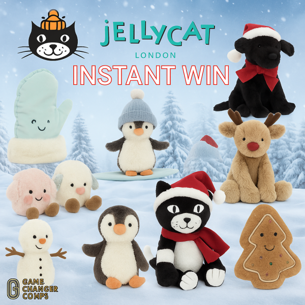 Jellycat Instant Win with £50 Voucher End Prize