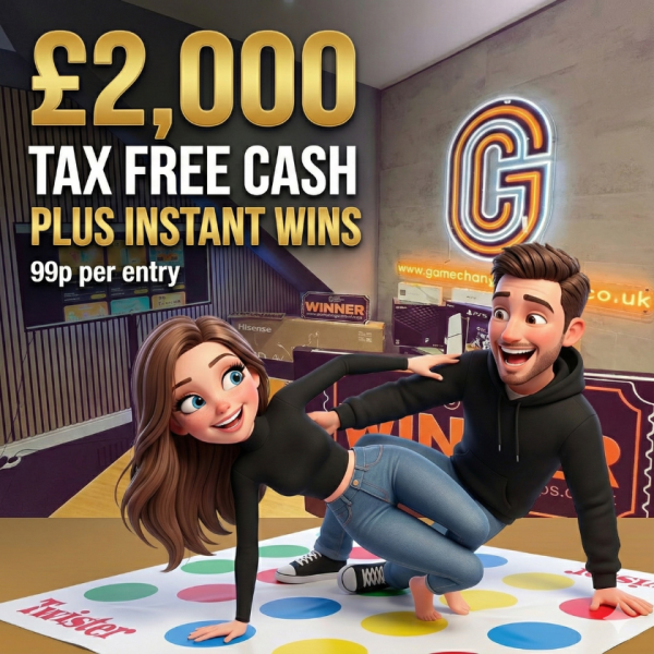 WIN £2,000 TAX FREE CASH! Plus £1,000 Instant Wins