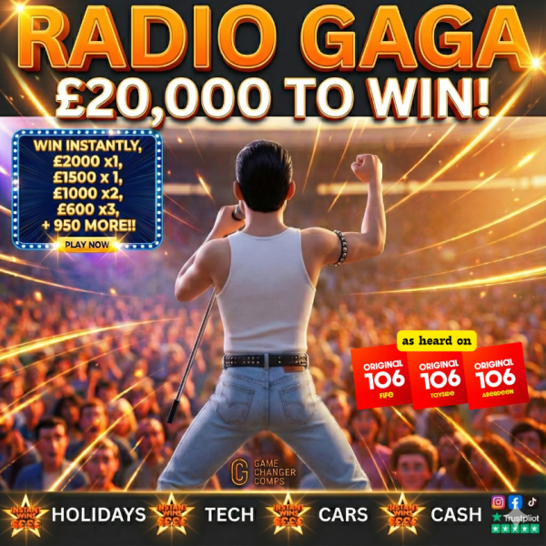 Radio GAGA £20,000 Instant Cash Wins