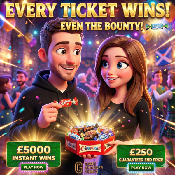 Every Ticket Wins £5,000 Celebration Mix Instant Win
